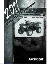 Arctic Cat 650 MUD PRO 2011 Operator's Manual