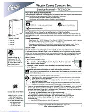 Curtis TCC2N Service Manual