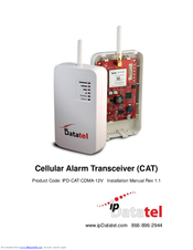 ipDatatel IPD-CAT-CDMA-12V Installation Manual