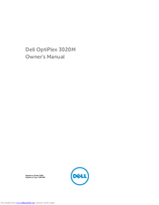 Dell OptiPlex 3020M Owner's Manual