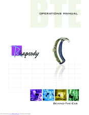 NuEar Rhapsody Operation Manual