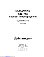 DATASONICS SIS-1500 System Manual