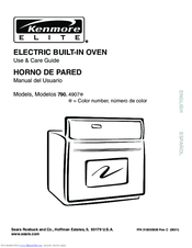 Kenmore 790. 4907 Series Use & Care Manual