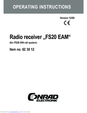 Conrad FS20 EAM Operating Instructions Manual
