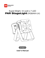 Monoprice 612745 Super-Bright 12-watt x 7 LED PAR StageLight User Manual