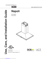 Essentials Napoli ZNA-M90CS Use, Care And Installation Manual