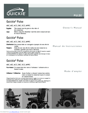 Quickie Pulse 6MPC Owner's Manual