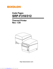 BIXOLON SRP-312 Manual