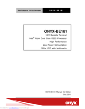Onyx BE181 Manual