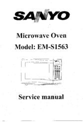 Sanyo EM-S1563 Service Manual