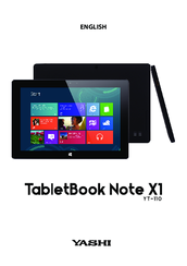 Yashi YT-110 TabletBook Note X1 User Manual