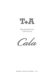 T+A Cala User Manual