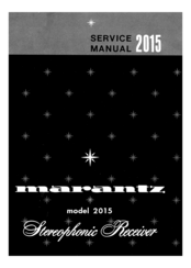 Marantz 2015 Service Manual