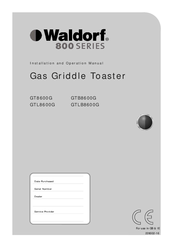 Valdorf GTLB8600G Installation And Operation Manual