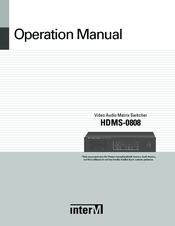 Inter-m HDMS-0808 Operation Manual