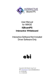 abi IMAGE IQBoardPS User Manual