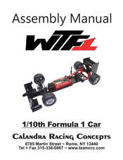 Calandra Racing Concepts WTF1 Assembly Manual