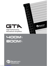 Boston Mobile Audio GTA-400m User Manual