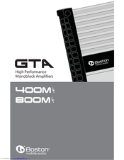 Boston Mobile Audio GTA-800m User Manual