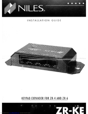 Niles ZR-KE Installation Manual