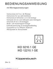 Küppersbusch IKD 12210.1 GE Instructions For Use And Installation