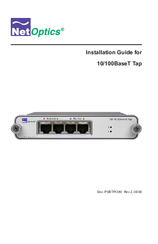 Net Optics 10/100BaseT Slim Tap Installation Manual