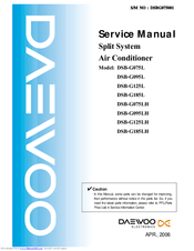 Daewoo DSB-G095LH Service Manual