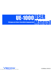 Vecow UE-1000 User Manual