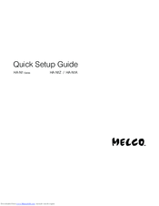 Melco HA-N1Z Quick Setup Manual
