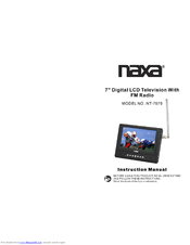 Naxa NT-7579 Instruction Manual