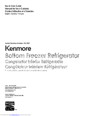 Kenmore 795.73055.410 Use & Care Manual