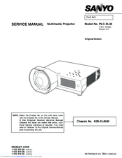 Sanyo PLC-XL45 Service Manual