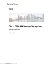 Cisco C880 M4 Operating Manual