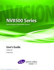 Grass Valley NV8500 Series User Manual