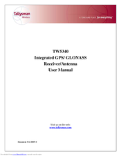 Tallysman TW5340 User Manual