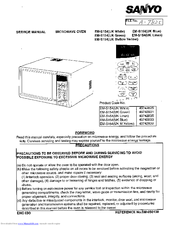 Sanyo EM-S154 Service Manual