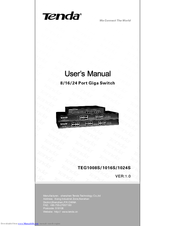 Tenda TEG1008S User Manual