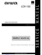 Aiwa LCX-133 Service Manual