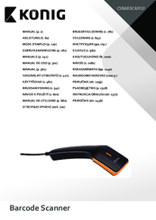 Konig CSBARSCAN10 Manual