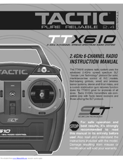 SLT Tactic TT X610 Instruction Manual