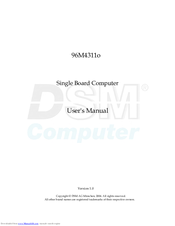DSM Computer AG 96M4311o User Manual
