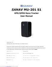 Sanav MU-201 S1 User Manual