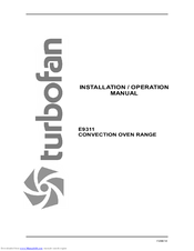 Turbofan E9311 Installation & Operation Manual