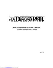 Defender Security 82-20220 User Manual