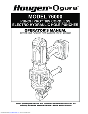 Hougen-Ogura 76000 Operator's Manual