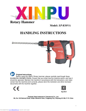 Xinpu XP-R30VA Handling Instructions Manual