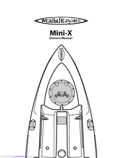 Malibukayaks Mini-X Owner's Manual