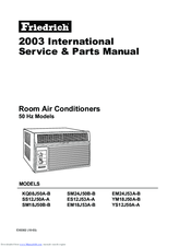 Friedrich EM18J53A-B Service & Parts Manual