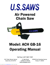 U.S.SAWS ACH GB-16 Operating Manual