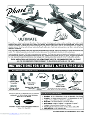 Global Hobby Phase 3 Pitts Instruction Manual